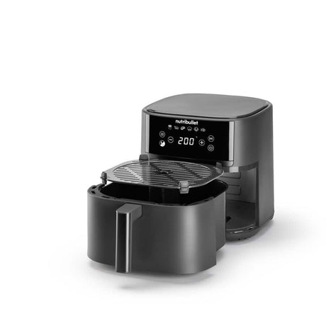 NutriBullet NBA0611DG friggitrice Singolo 6 L Indipendente 1700 W Friggitrice ad aria calda Grigio