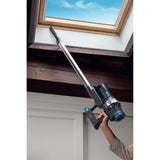 Ariete 2704 22V Lithium Digital Panel, Scopa elettrica senza filo, Cordless, Voltaggio 22,2V, Capacità serbatoio 1L, Spazzola motorizzata, Blu
