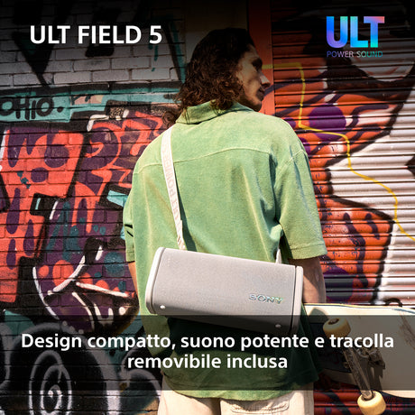 Sony Ult Field 5 Altoparlante portatile stereo Nero