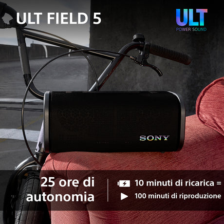 Sony Ult Field 5 Altoparlante portatile stereo Nero