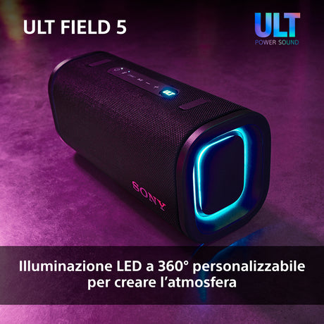 Sony Ult Field 5 Altoparlante portatile stereo Nero