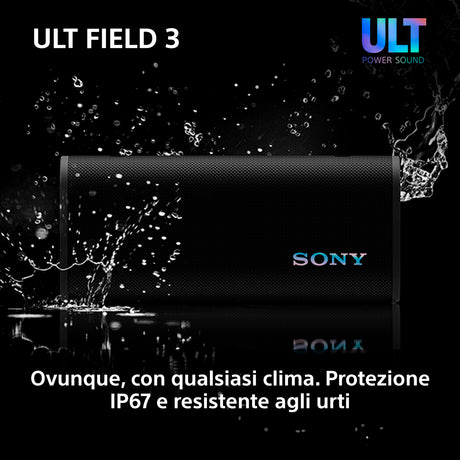 Sony SRSULT30B Altoparlante portatile stereo Nero