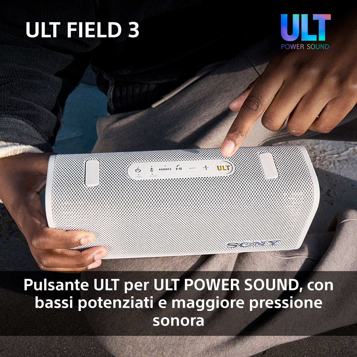 Sony SRSULT30H Altoparlante portatile stereo Grigio