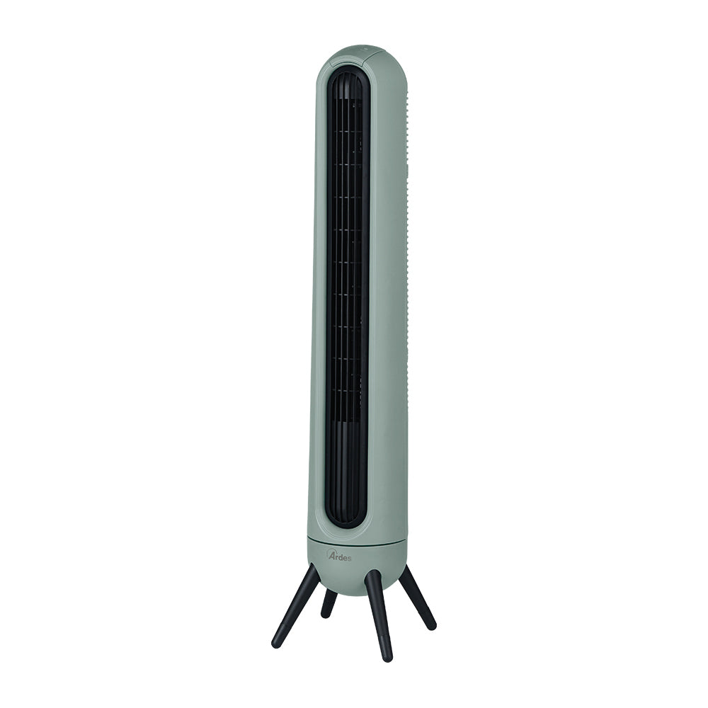 Ardes Ventilatore a torre ultrapotente , display led, 3 velocità + vento naturale, oscillazione, telecomando, timer