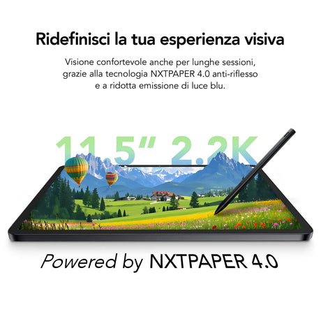 TCL NXTPAPER 11 Plus Mediatek 256 GB 29,2 cm (11.5") 8 GB Wi-Fi 5 (802.11ac) Android 15 Grigio