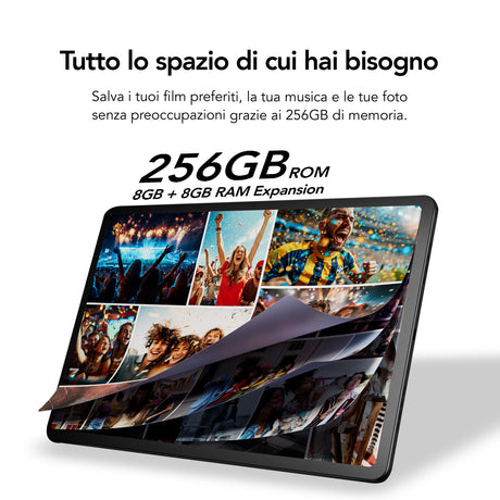 TCL NXTPAPER 11 Plus Mediatek 256 GB 29,2 cm (11.5") 8 GB Wi-Fi 5 (802.11ac) Android 15 Grigio