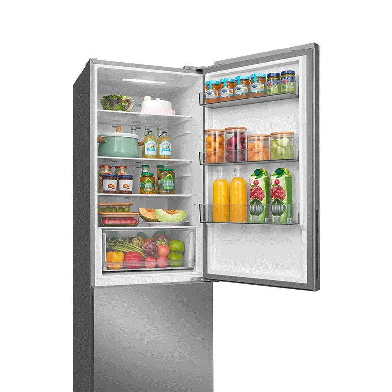 Midea MDRB548MME46 frigorifero con congelatore Libera installazione 401 L Acciaio inox
