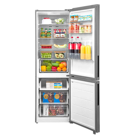 Midea MDRB548MME46 frigorifero con congelatore Libera installazione 401 L Acciaio inox