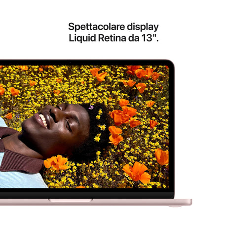 Apple MacBook Neo 13"A18 Pro chip 6‑core CPU 5‑core GPU 8GB 512GB SSD Touch ID - Rosa pastello