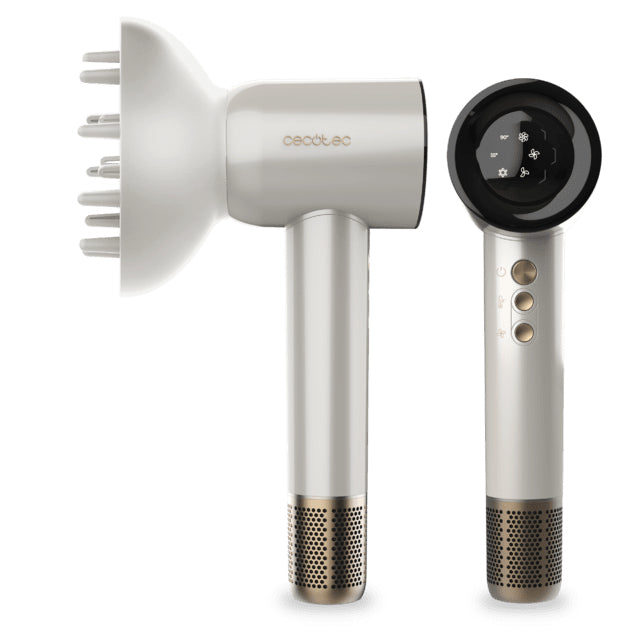 Cecotec DryGlam Waves Champagne asciuga capelli 1600 W