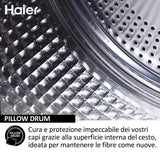Haier HW90-BPD13386U-S LAVATRICE CARICA ALTO, AUTODOSE, Caricamento dall'alto, 9 kg, 62 cm, Classe A