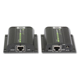 Techly IDATA EXT-E70POED moltiplicatore AV Trasmettitore e ricevitore AV Nero