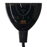 Techly IDATA HDMI-3F30 conmutador de vídeo