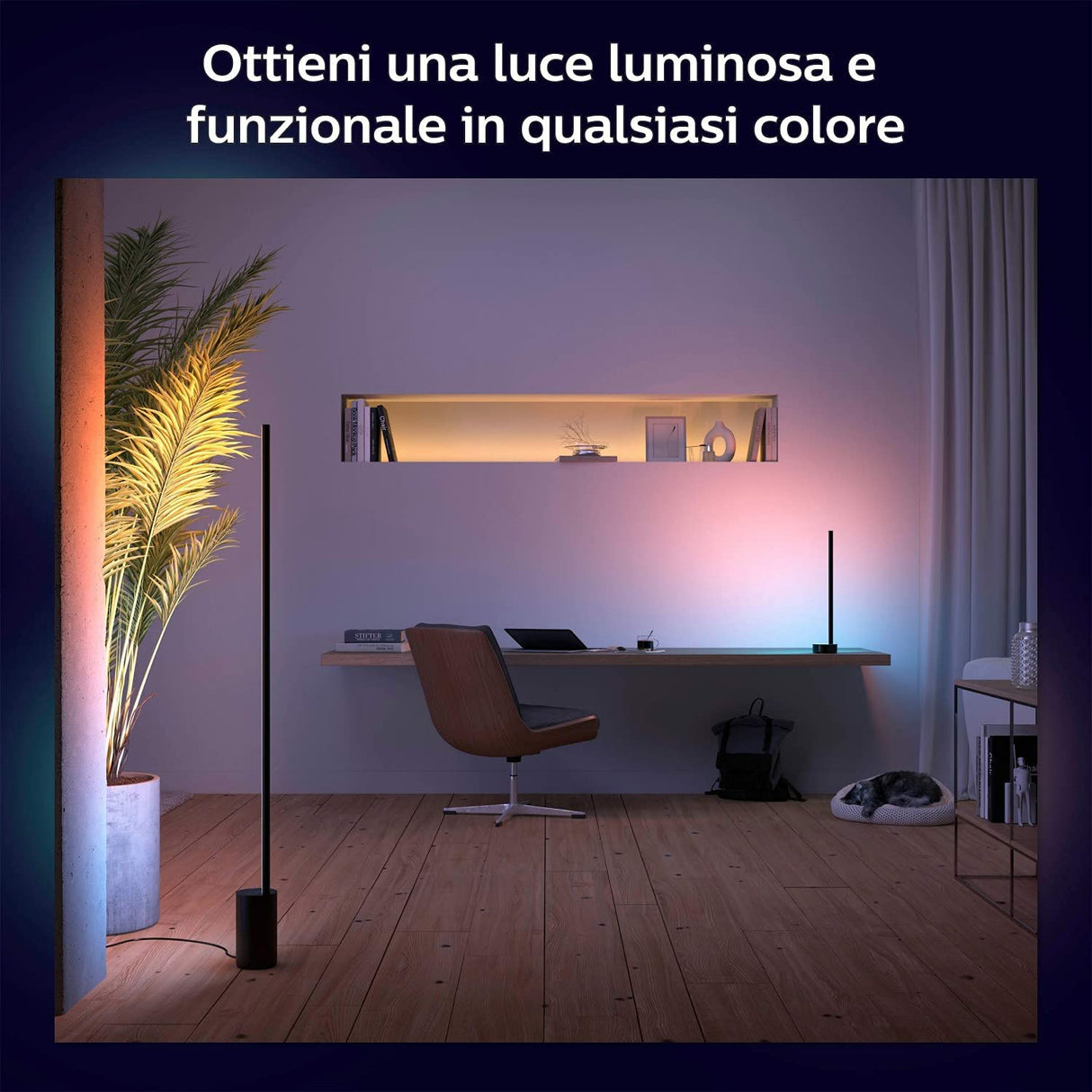 Philips Hue White and Color ambiance Hue White and Color AmbianceGradient Gradient Signe Lampada Smart da Tavolo Bianca