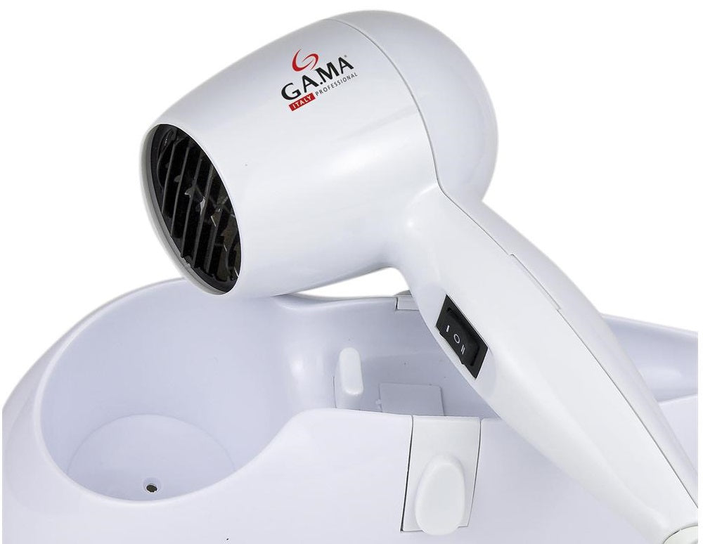 GA.MA Phon da Parete Gama: Pratico & Maneggevole, 1200 W, Consumi Bassi, Dimensioni Ridotte - 200 grammi, Motore DC Ultraleggero, 4 combinazioni di velocità e temperatura
