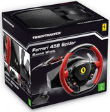 Thrustmaster Ferrari 458 Spider Nero, Rosso Sterzo + Pedali Xbox One