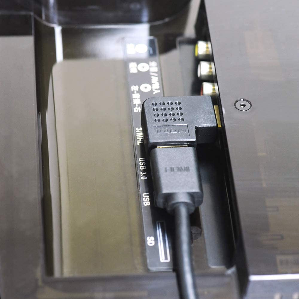 Techly Adattatore HDMI Maschio / Femmina Angolato 90° (IADAP HDMI-R)