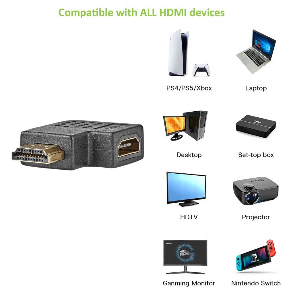 Techly Adattatore HDMI angolato 270 gradi (IADAP HDMI-270)