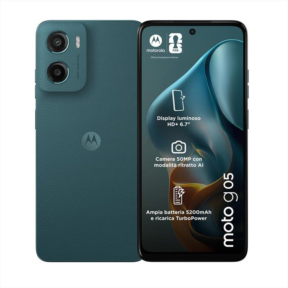 Motorola moto g05 16,9 cm (6.67") Doppia SIM Android 15 4G USB tipo-C 8 GB 256 GB 5200 mAh Verde