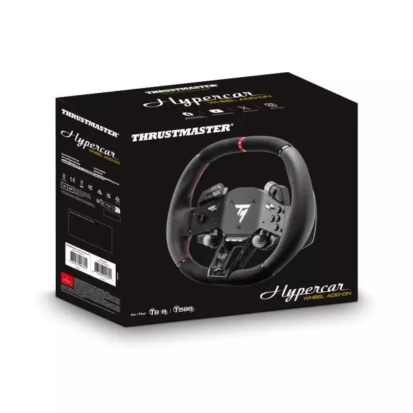 Thrustmaster Hypercar Wheel Add-On Nero, Argento Volante PC, PlayStation 4, PlayStation 5, Xbox, Xbox One