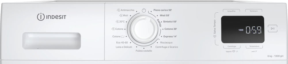 Indesit Lavatrice a libera installazione IM 640 MY TIME IT - IM 640 MY TIME IT