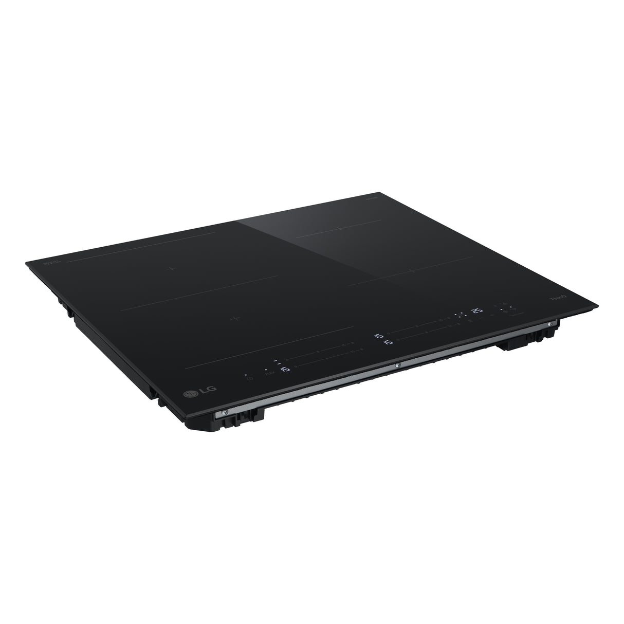 LG CBIZ2435B Piano cottura induzione 60cm, 7,4kW con limitatore, 4 zone, 1 flex, Wi-Fi