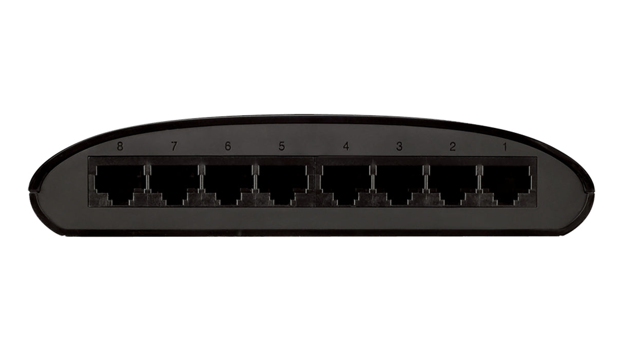 D-Link DES-1008D Non gestito Fast Ethernet (10/100) Nero