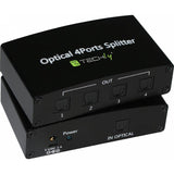 Techly >Splitter Audio Digitale Toslink 4 Porte IDATA TOS-SP4