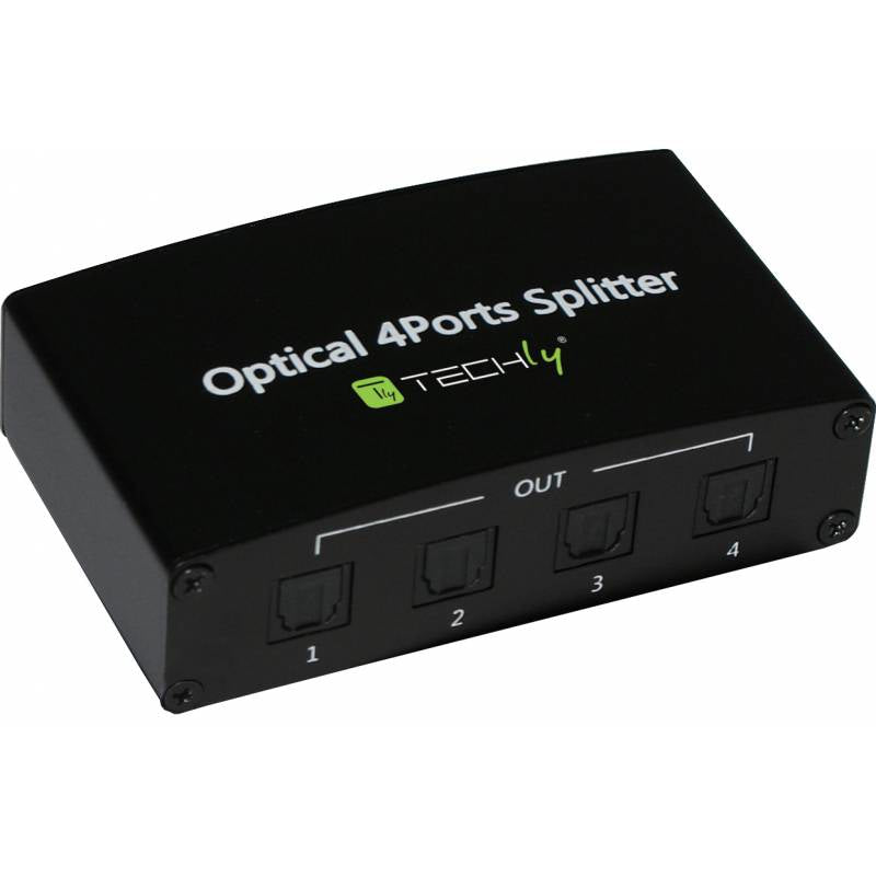 Techly >Splitter Audio Digitale Toslink 4 Porte IDATA TOS-SP4