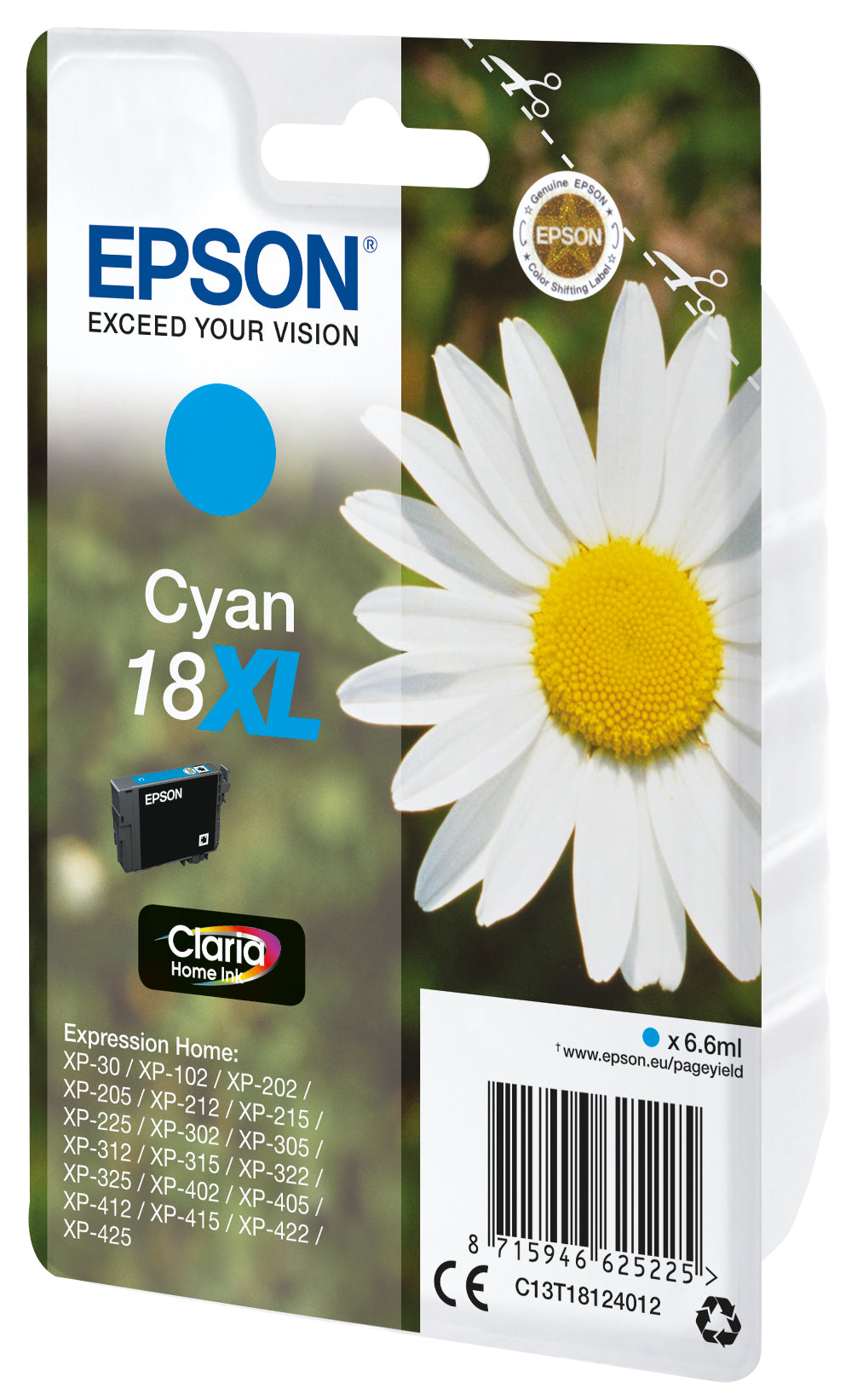 Epson Daisy Cartuccia Margherita Ciano Inchiostri Claria Home 18XL