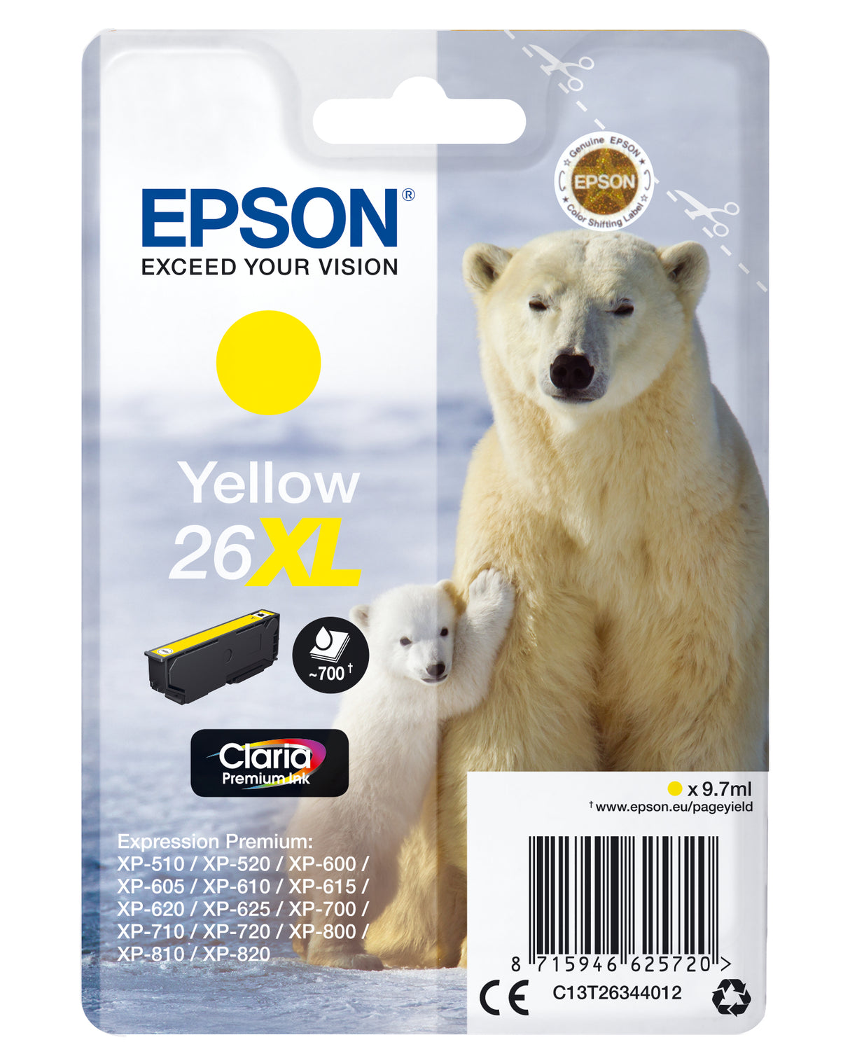 Epson Polar bear Cartuccia Giallo xl