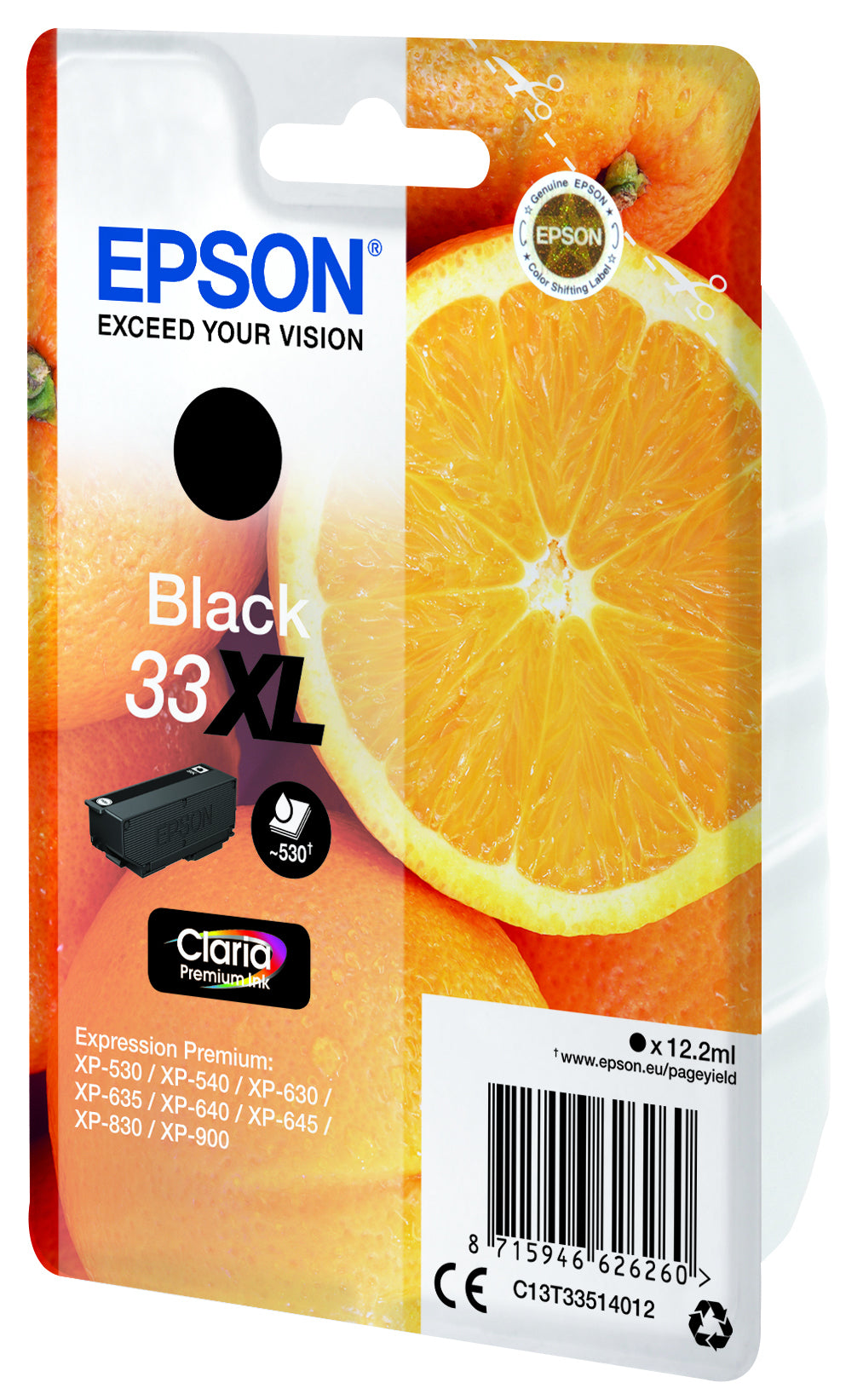 Epson Oranges Cartuccia Nero T33XL Claria Premium