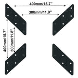 Techly Adattatore Universale per Supporto VESA da 200x200 a 400x400 Nero (ICA-LCD G11A)