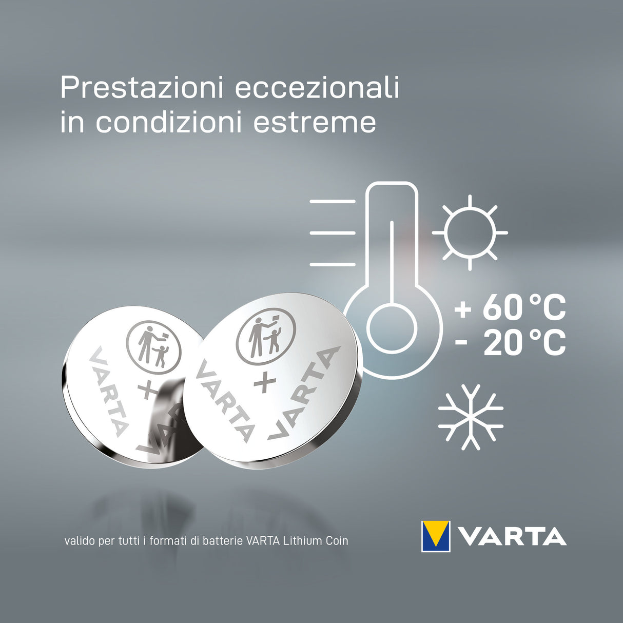 Varta LITHIUM Coin CR2032 (Batteria a bottone, 3V) Blister da 5