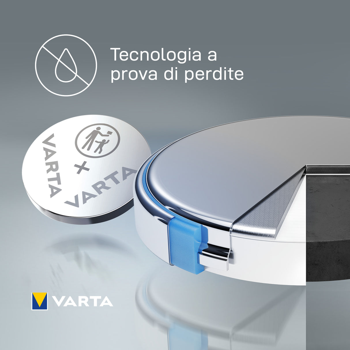 Varta LITHIUM Coin CR2032 (Batteria a bottone, 3V) Blister da 5
