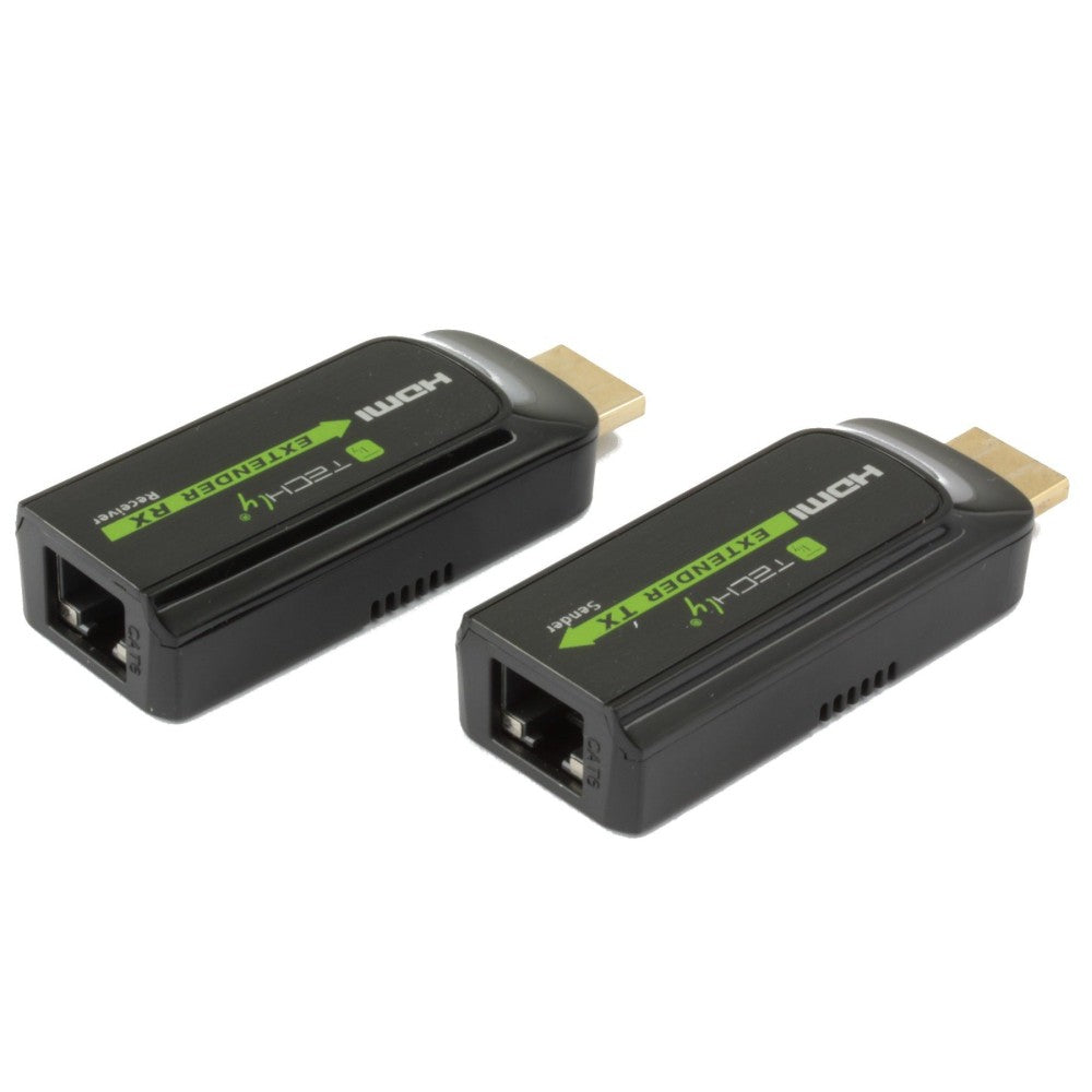 Techly IDATA EXT-E70S moltiplicatore AV Trasmettitore e ricevitore AV Nero