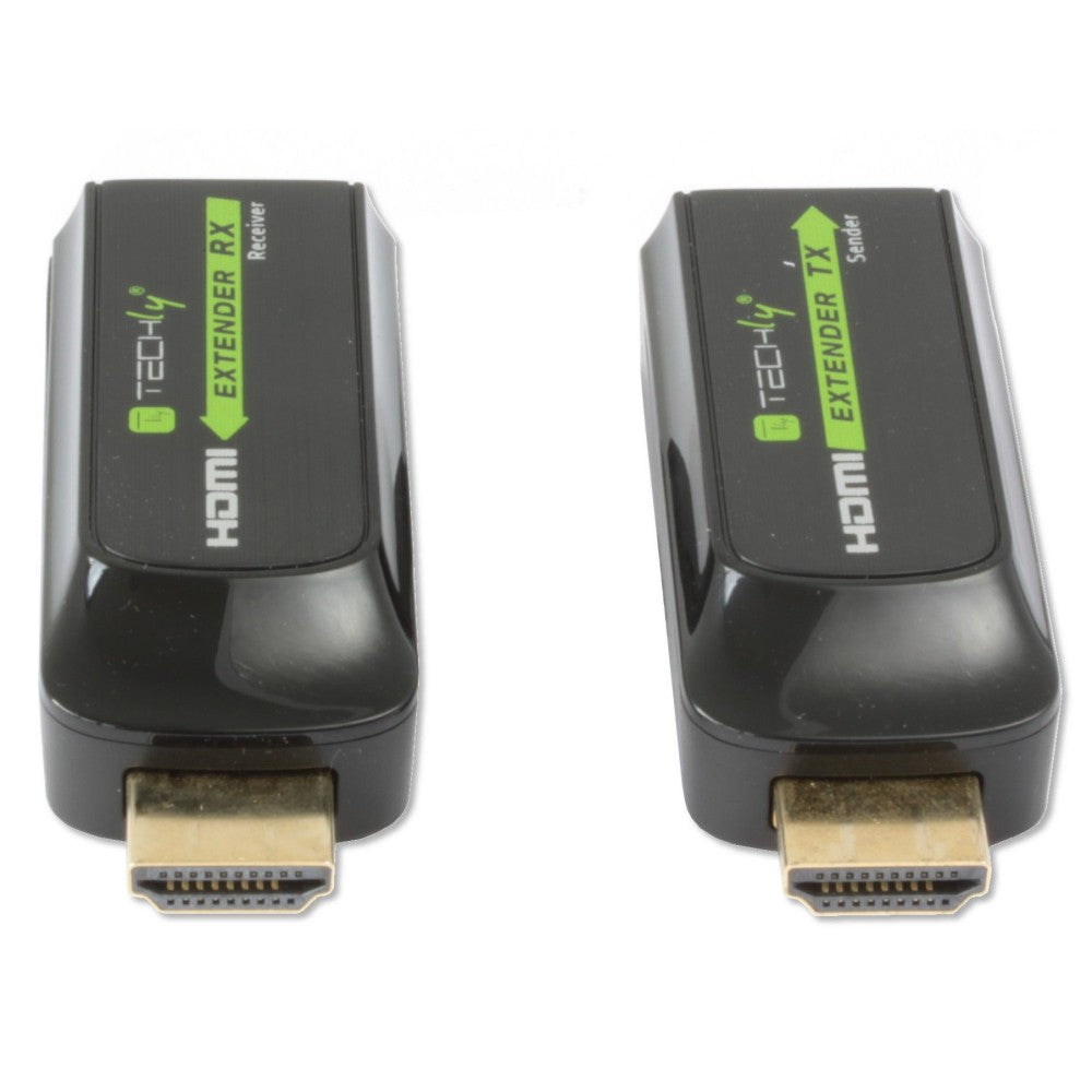 Techly IDATA EXT-E70S moltiplicatore AV Trasmettitore e ricevitore AV Nero