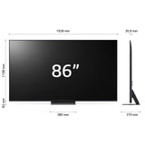 LG QNED AI 86'' Serie QNED86 86QNED86T6A, TV 4K, 4 HDMI, SMART TV 2024