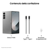 Samsung Galaxy Z Fold6 Smartphone AI, 256GB, RAM 12GB, Display 6,3"/7,6" Dynamic AMOLED 2X, Silver Shadow