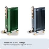 Ariete B825105AREG Radiatore Vintage 9 Elementi Blue e Cream