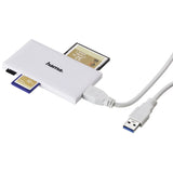 Hama 00181017 lettore di schede USB 3.2 Gen 1 (3.1 Gen 1) Bianco