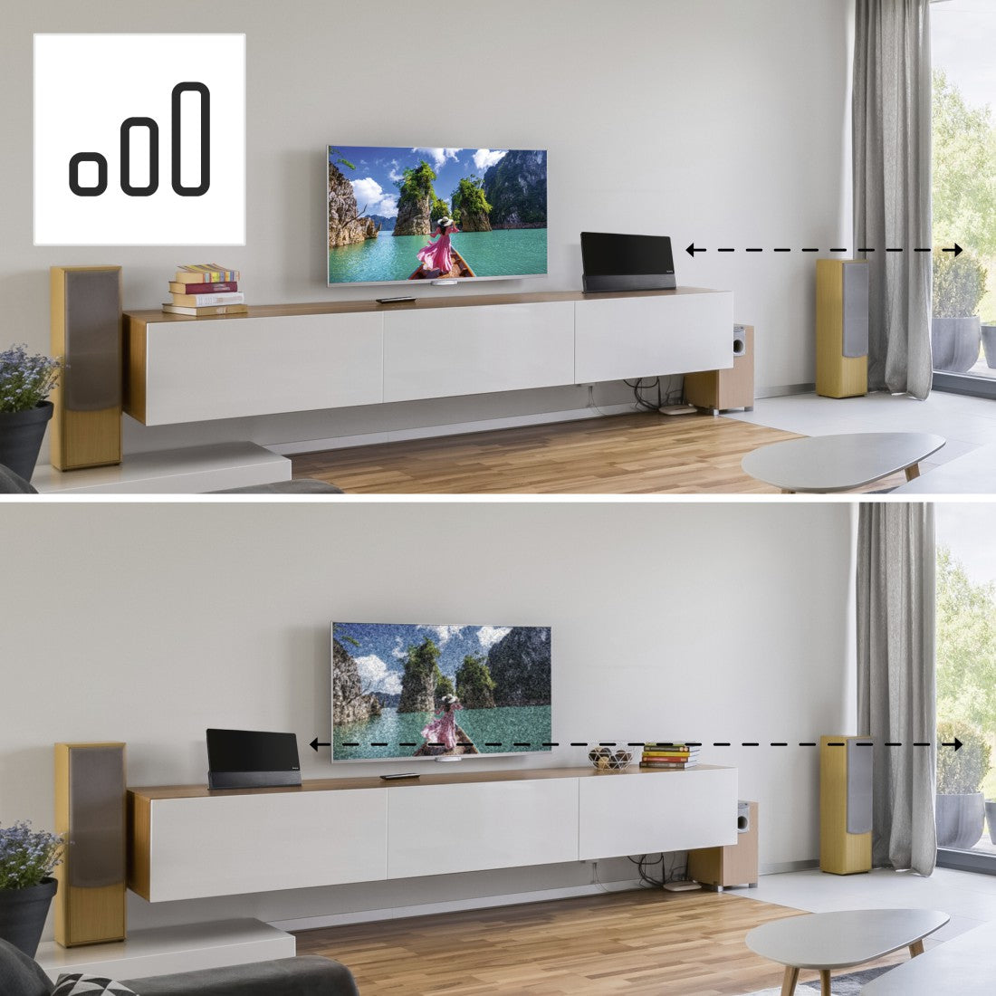 Hama Premium antenna televisiva Interno