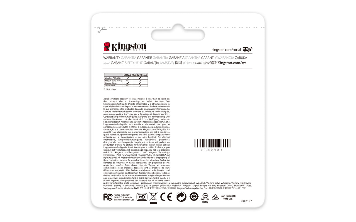 Kingston Technology DataTraveler Drive Flash USB 3.2 - USB ® Exodia