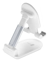 Cellularline Table Stand - Universale per Smartphones e Tablets Supporto da tavolo pieghevole per smartphones e tablets
