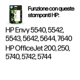 HP Confezione da 2 cartucce originali di inchiostro nero/tricromia 62