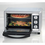 Ariete 985 Forno Elettrico Ventilato 30 litri - Bon Cuisine 300 - Doppio vetro - Temperatura max 230° - 1500 Watt - 6 posizioni cottura - Timer 60’