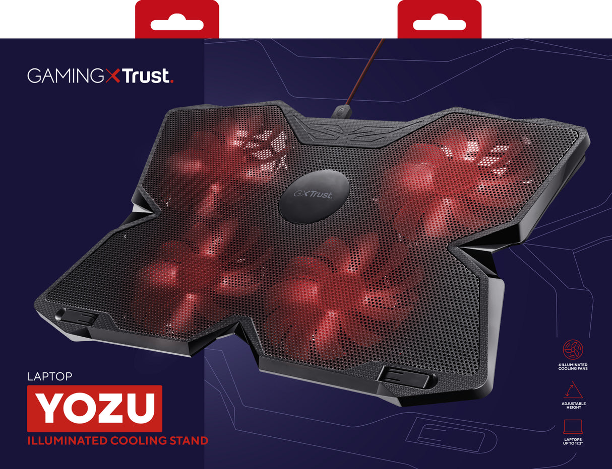 Trust GXT 278 base di raffreddamento per laptop 43,9 cm (17.3") Nero