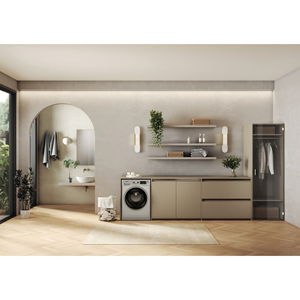 Whirlpool Lavatrice FFB 116 SILVER IT, Caricamento frontale, 11 kg, Centrifuga 1400 giri/min, Classe A