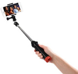 Hama Mini Treppiedi 4 in 1 per foto, GoPro e smartphone, utilizzabile come asta selfie, altezza 20/90 cm