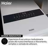 Haier HW90-BPD13386U-S LAVATRICE CARICA ALTO, AUTODOSE, Caricamento dall'alto, 9 kg, 62 cm, Classe A